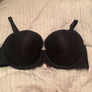 BLACK Dream Angels lined Demi VS bra